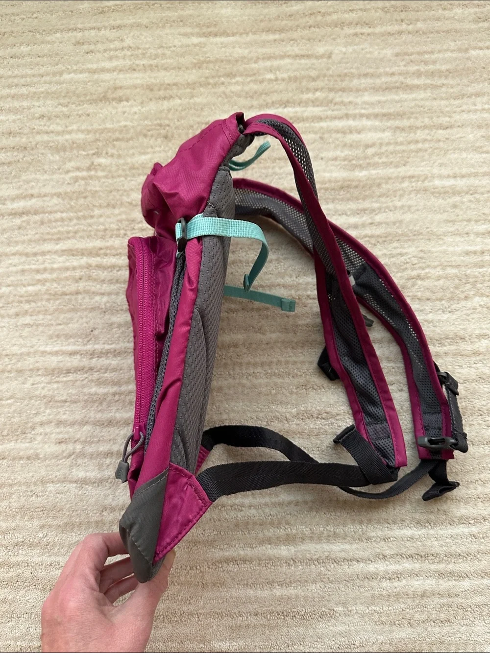 CamelBak Mini M.U.L.E. Kids Hydration Backpack, 50 oz, Purple No Bladder Include